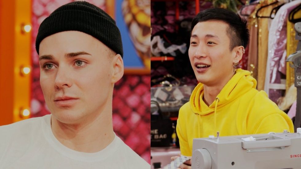 Q; Nymphia Wind on RuPaul's Drag Race season 16 episode 3