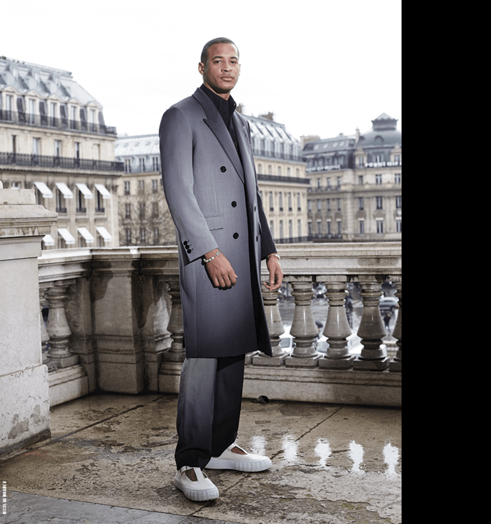 Queer bohemia is revied in Fendi's mens and womens spring summer 2021 collection, shot on location in Pairs by photographer Nicolas Wagner with art direction by Ben Ward