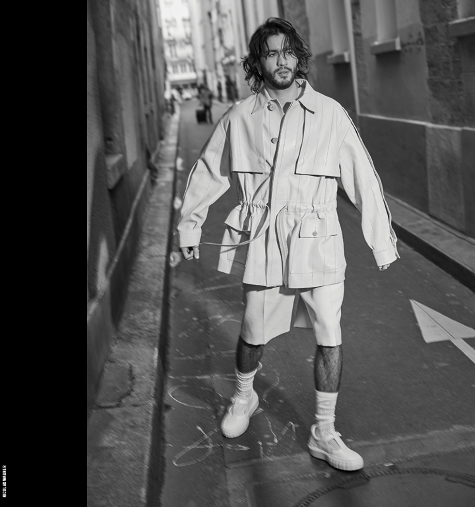 Queer bohemia is revied in Fendi's mens and womens spring summer 2021 collection, shot on location in Pairs by photographer Nicolas Wagner with art direction by Ben Ward