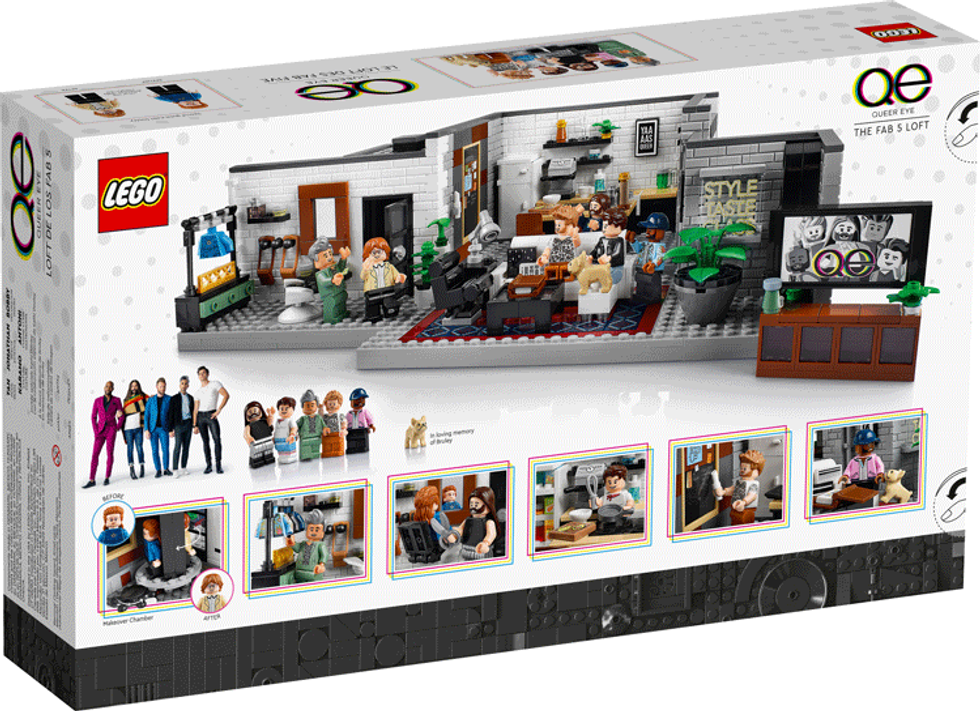 Queer Eye -- The Fab Five Loft LEGO Set