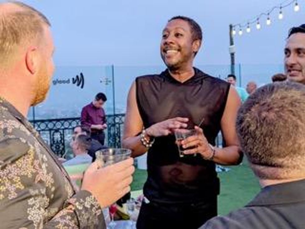 queer people of all types and body sizes mingling happily