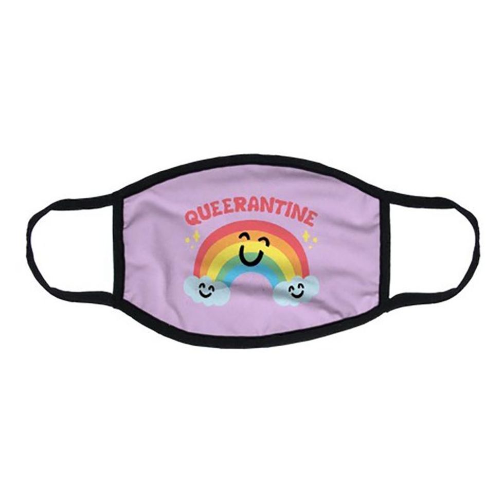 Queerantine Be Gay Stay Inside Face Mask