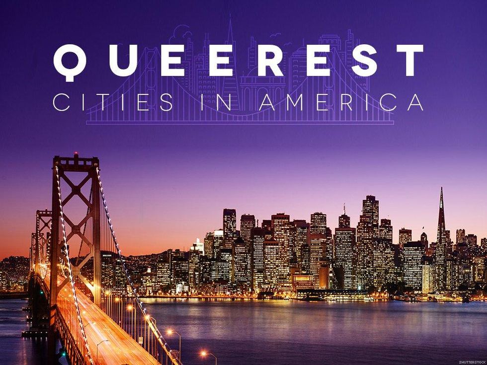 Queerest Cities in America, 2017 (Click on 'MORE' for our criteria, and to read more about each city)