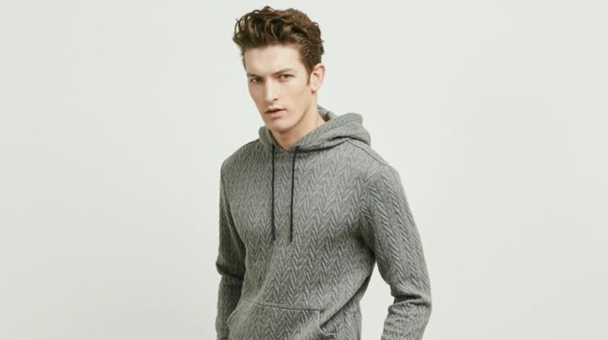 Quilted Hoodie Kenneth Cole
