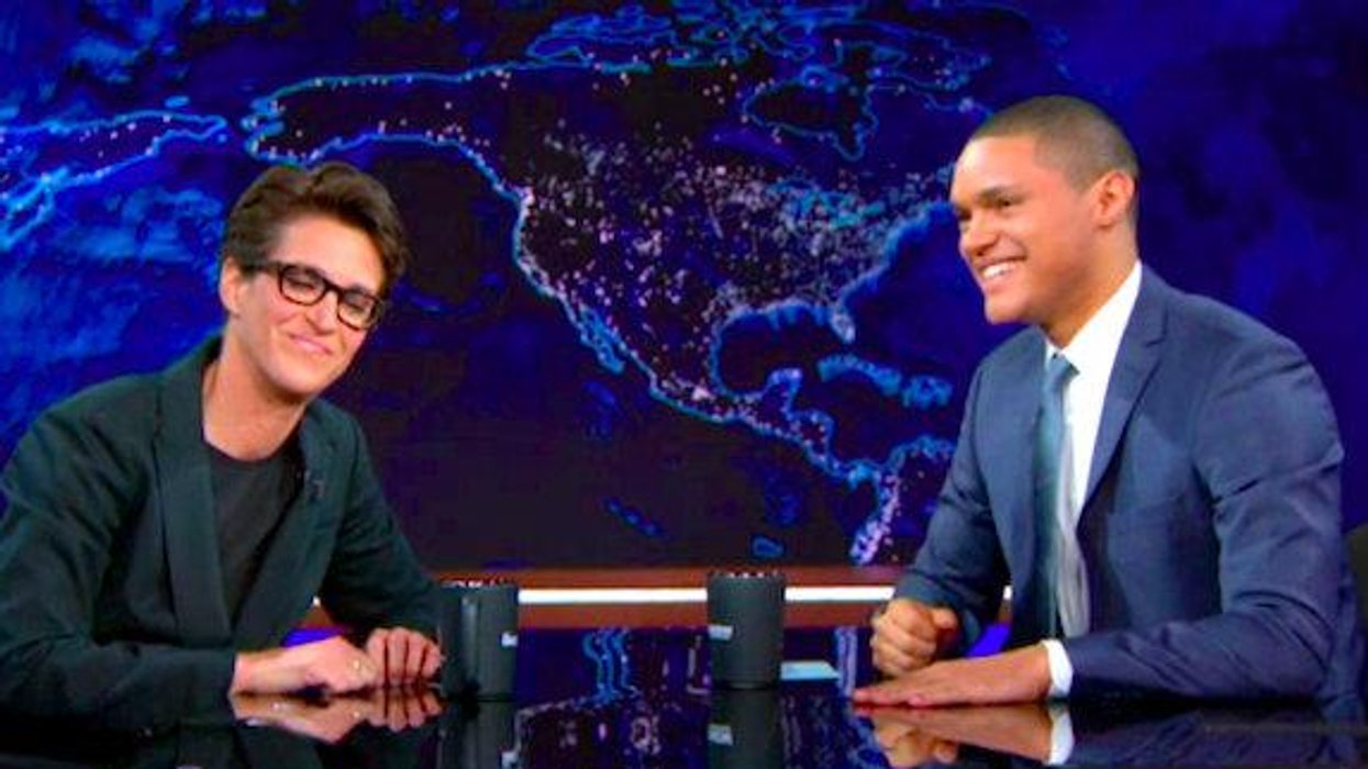 Rachel Maddow, Trevor Noah