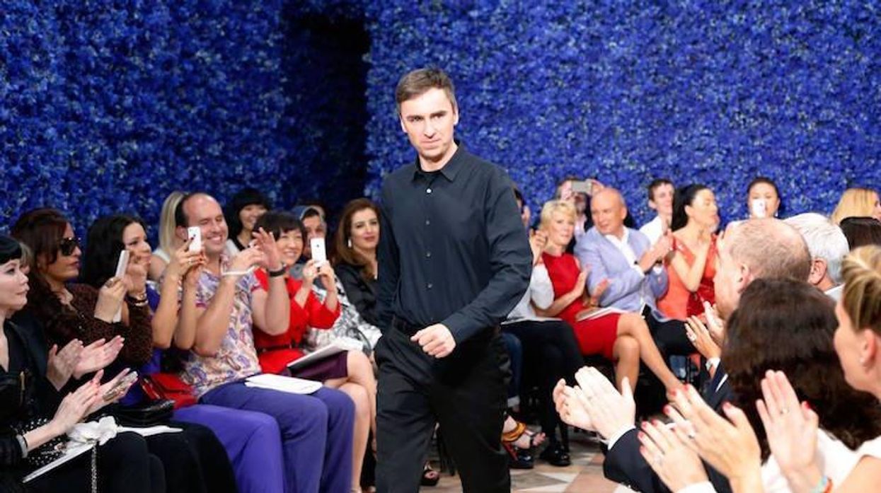 Raf Simons social media