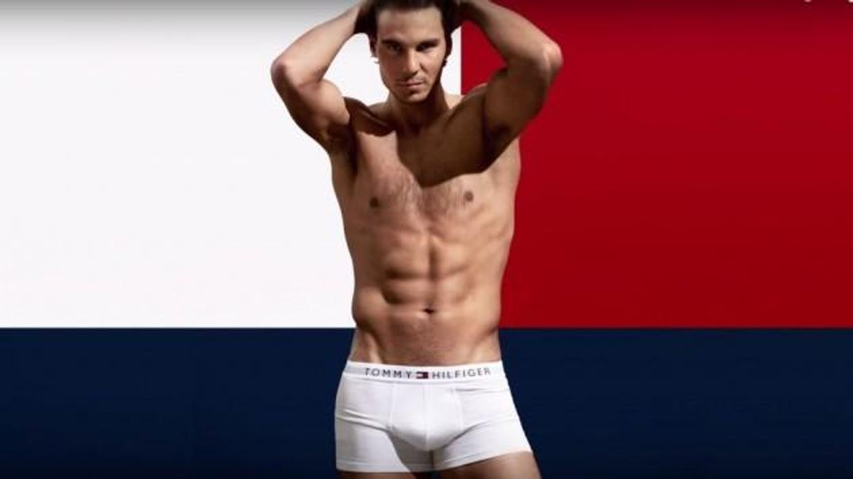 Rafael Nadal naked locker room tommy hilfiger