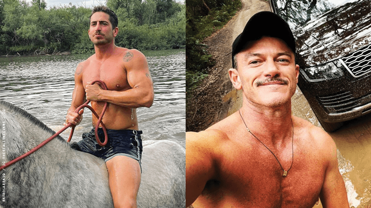 Rafael Olarra and Luke Evans