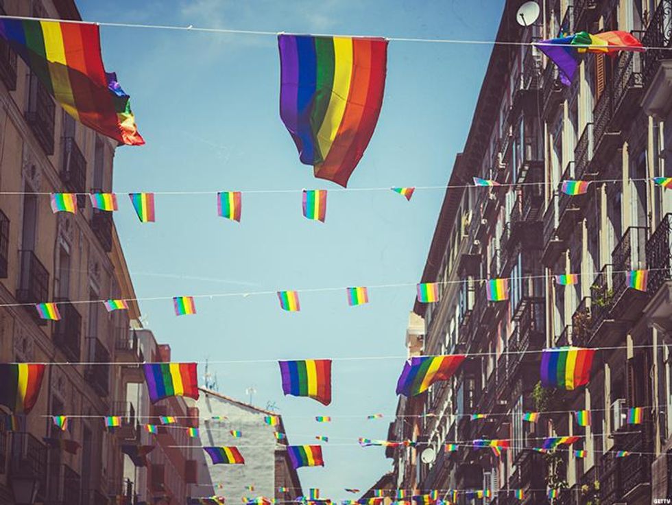 Rainbow-flags