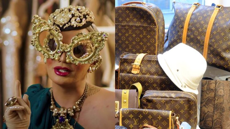 Raja and Louis Vuitton bags