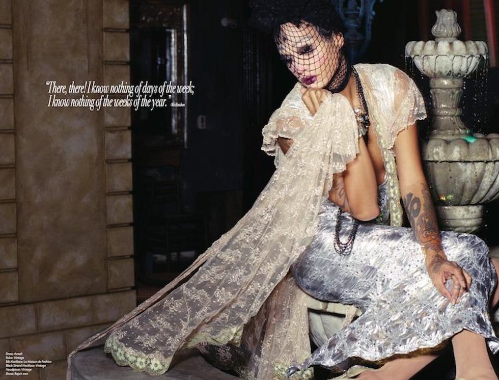 Raja Gemini\u2019s Interpretation of Miss Havisham from Charles Dicken\u2019s Great Expectations. Shot by Ben Cope