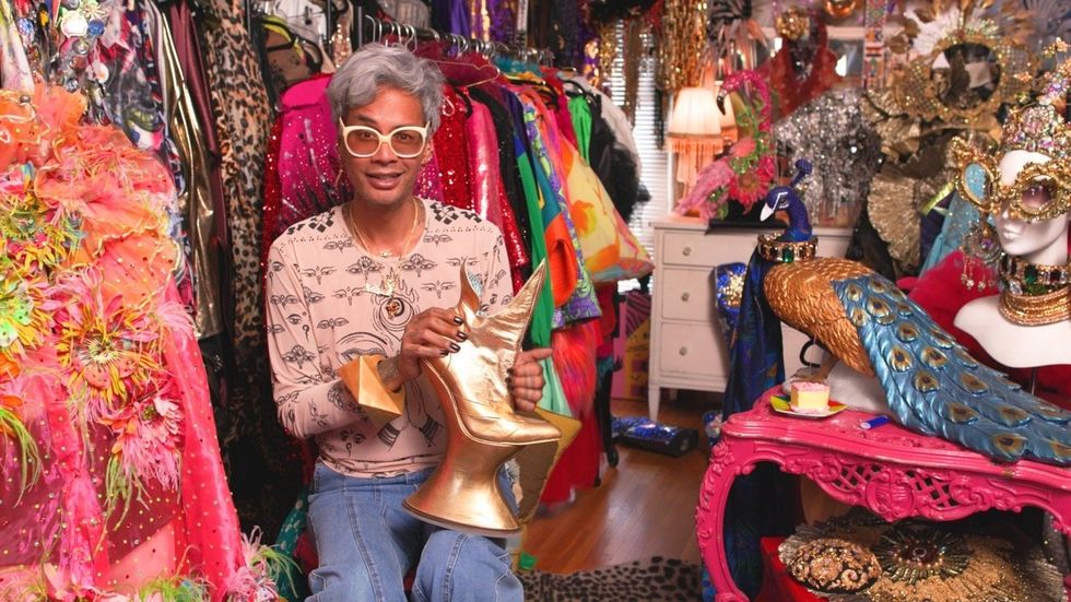 Raja in the RuPaul's Drag Race web series Out of the Closet