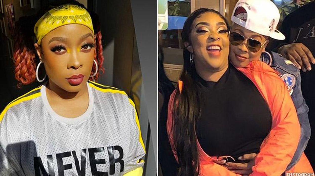 Rapper Da Brat with her girlfriend Jesseca Dupart