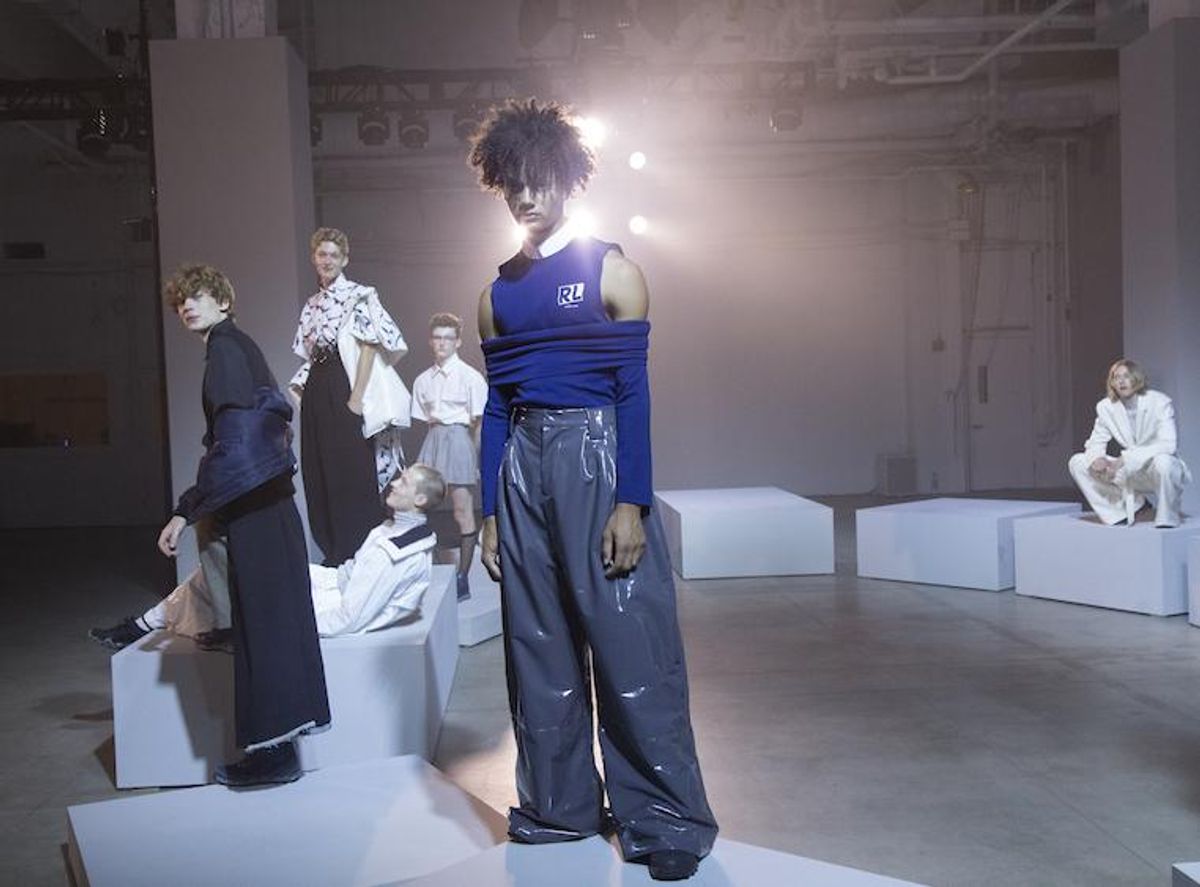 Raun LaRose Goes Back to the Future for His 80's, Tech-Inspired Collection