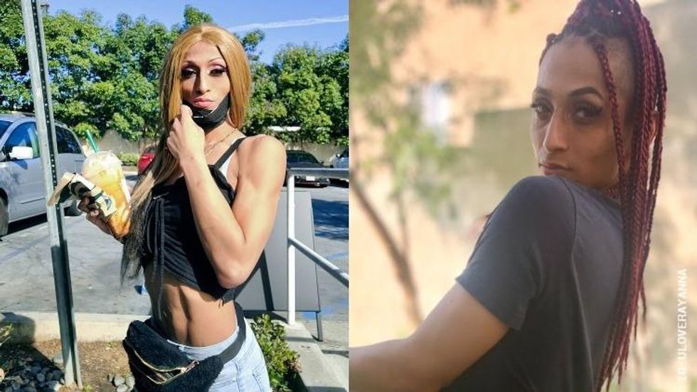 Rayanna Pardo, 26, a Latinx trans woman, was struck by a car and killed while fleeing from a small mob in Los Angeles, California, on Wednesday, March 17.