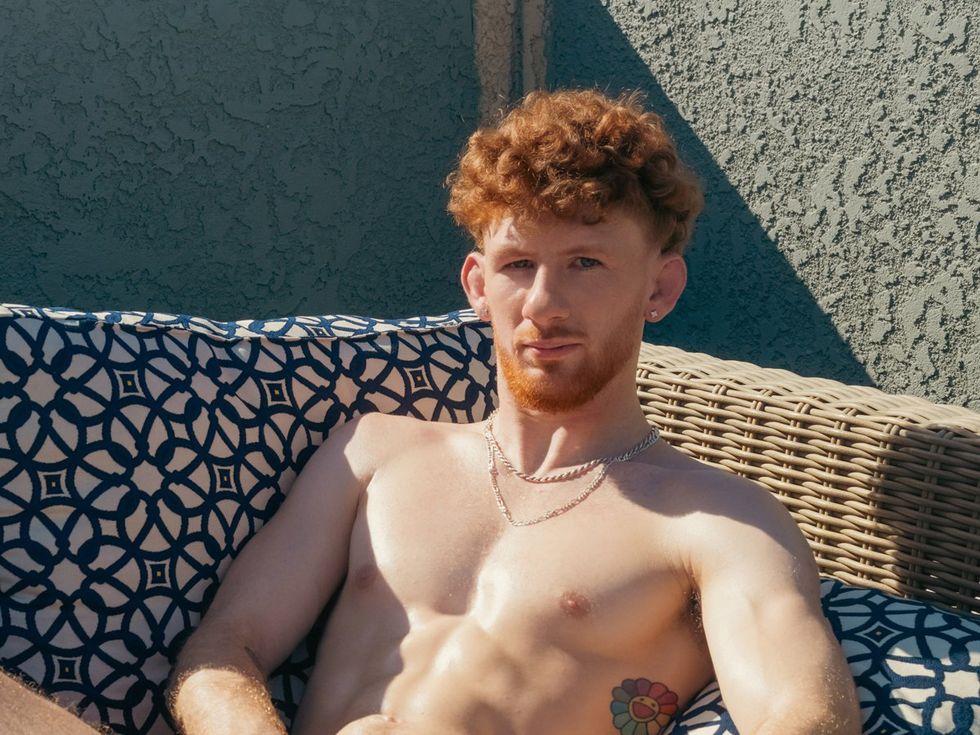 Red Hot XXL 2026 Palm Springs California features attractive red headed men posing for a calendar book of sexy people called gingers