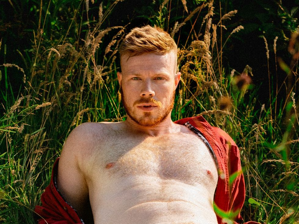 Red Hot XXL 2026 Palm Springs California features attractive red headed men posing for a calendar book of sexy people called gingers