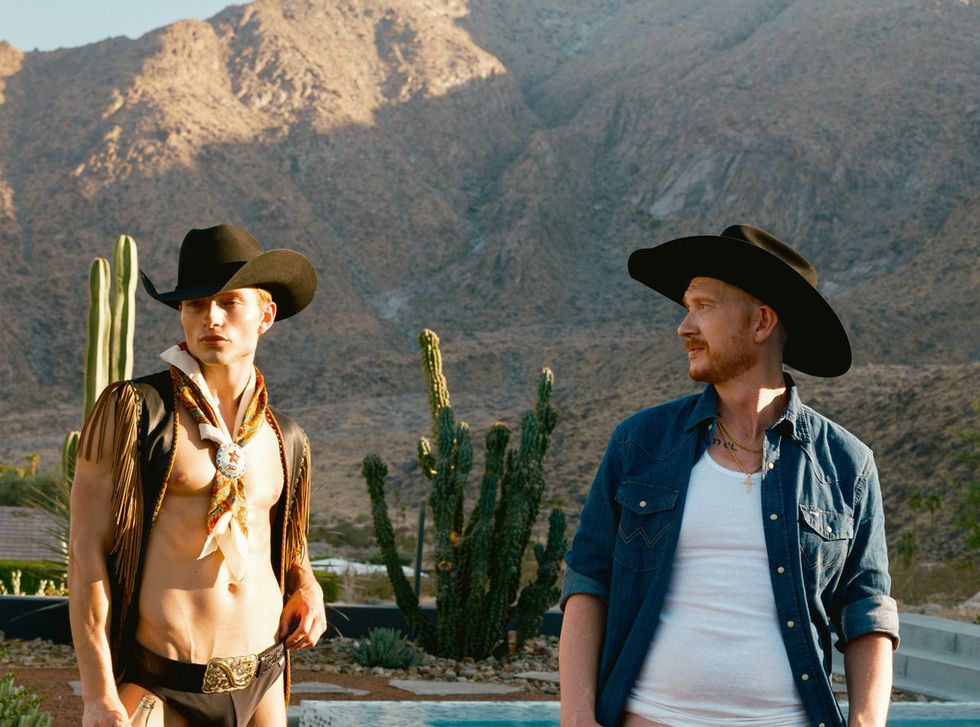 Red Hot XXL 2026 Palm Springs California features attractive red headed men posing for a calendar book of sexy people called gingers