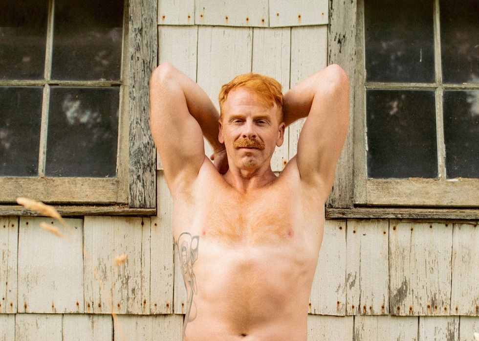 Red Hot XXL 2026 Palm Springs California features attractive red headed men posing for a calendar book of sexy people called gingers