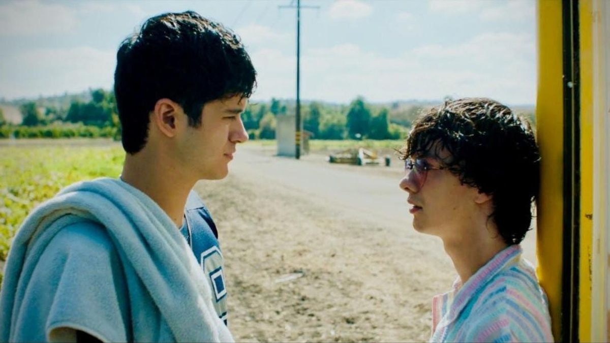 Reese Gonzales and Max Pelayo in 'Aristotle and Dante Discover the Secrets of the Universe'
