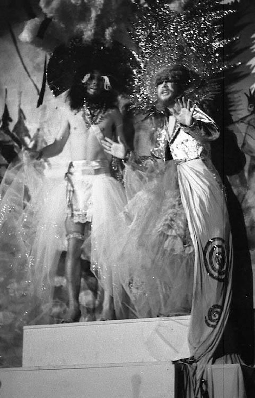Reggie and Hibiscus, Paris Follies, 1970