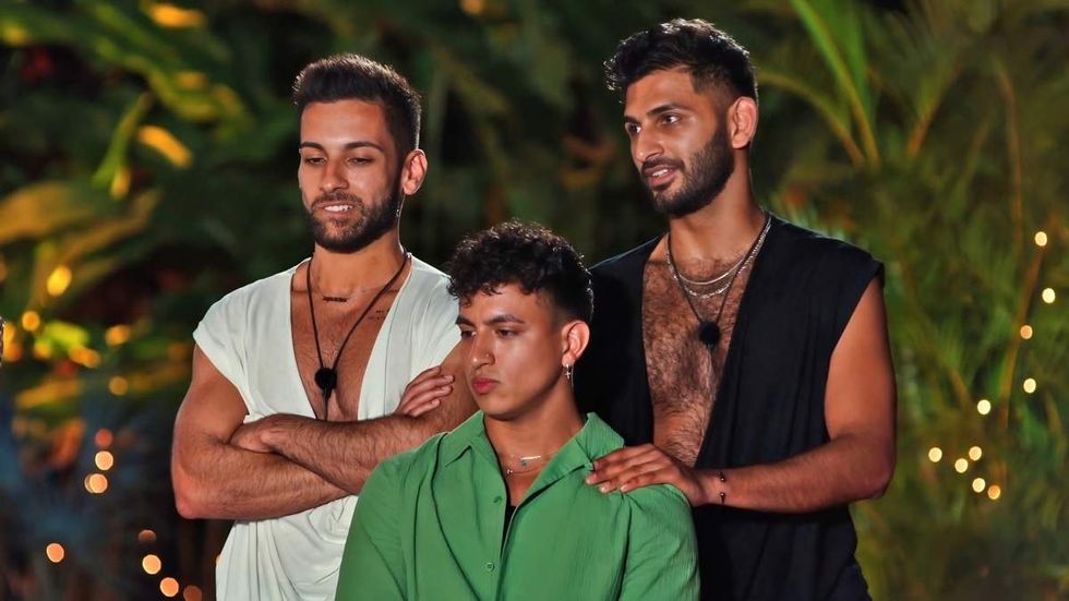 Rehman Bhatti, Jonathan Intriago, and on Couple to Throuple season 1