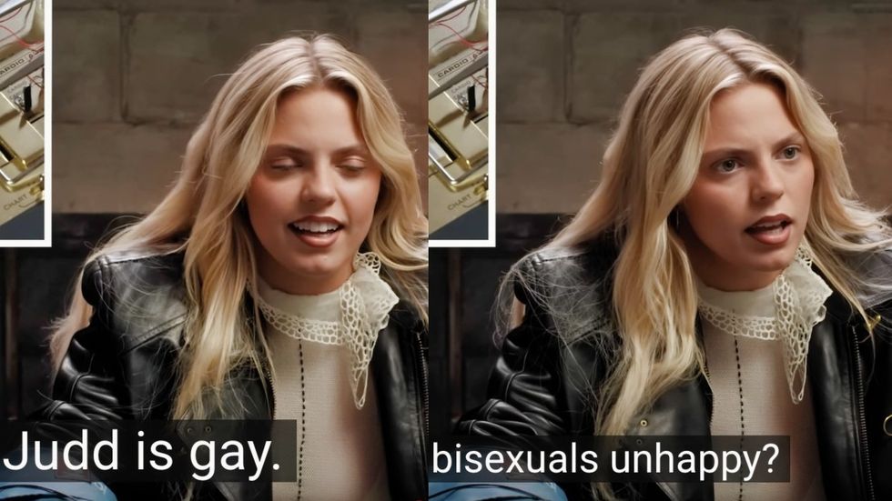 Reneé Rapp in a Lie Detector Test video from Vanity Fair on YouTube