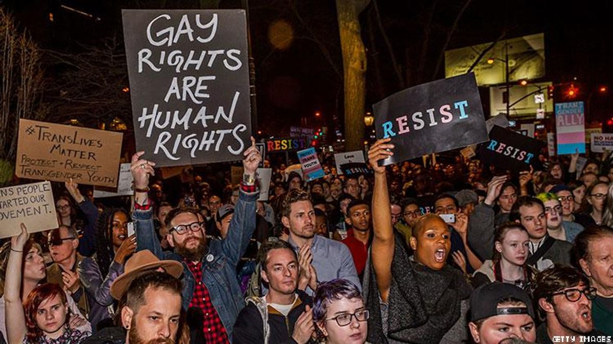resistance march at Stonewall Inn