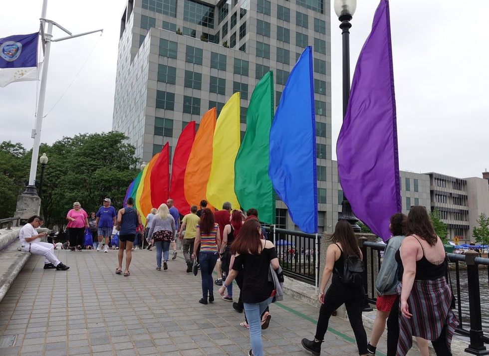 Rhode Island Gay Pride Fest in downtown Providence