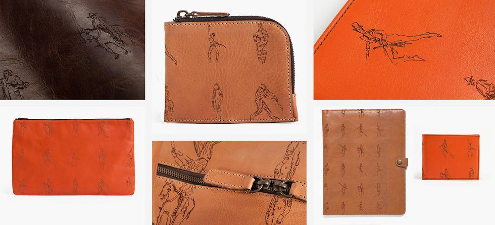 Richard Haines leather goods Moore and giles