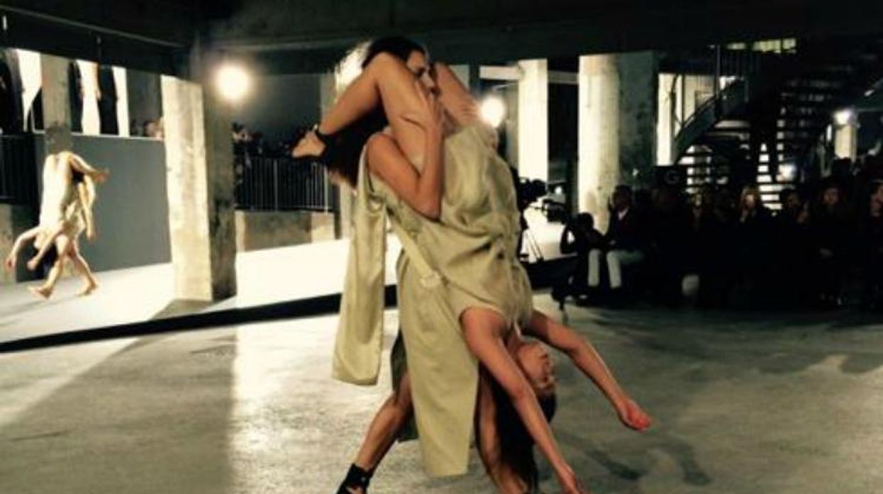 Rick Owens human bags PFW