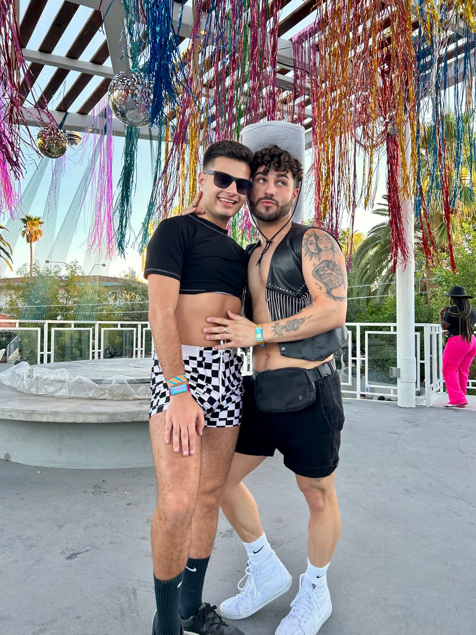 Ricky Cornish and Jeremy at the Las Vegas Arts District.