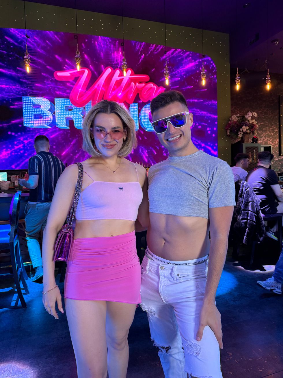 Ricky Cornish\u200b and his friend Ashley at Gipsy's Ultra Brunch.