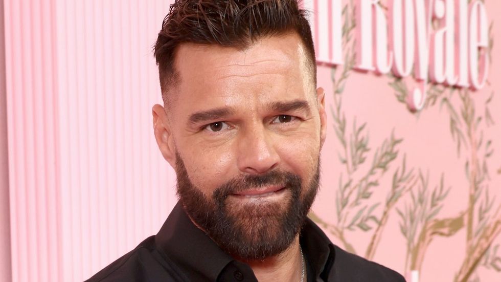 Ricky Martin attending the Palm Royale premiere red carpet