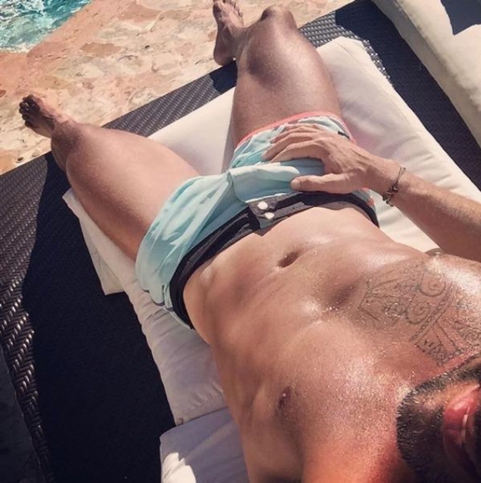 Ricky Martin Beach Instagram