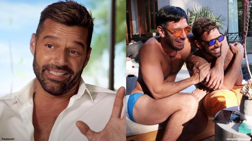 Ricky Martin Boyfriend Kissing Ricky martin boyfriend kissing