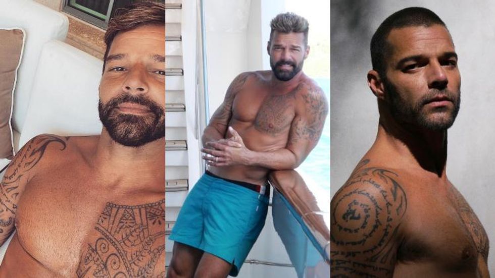 Ricky Martin Hot Shirtless Pics Spring Summer