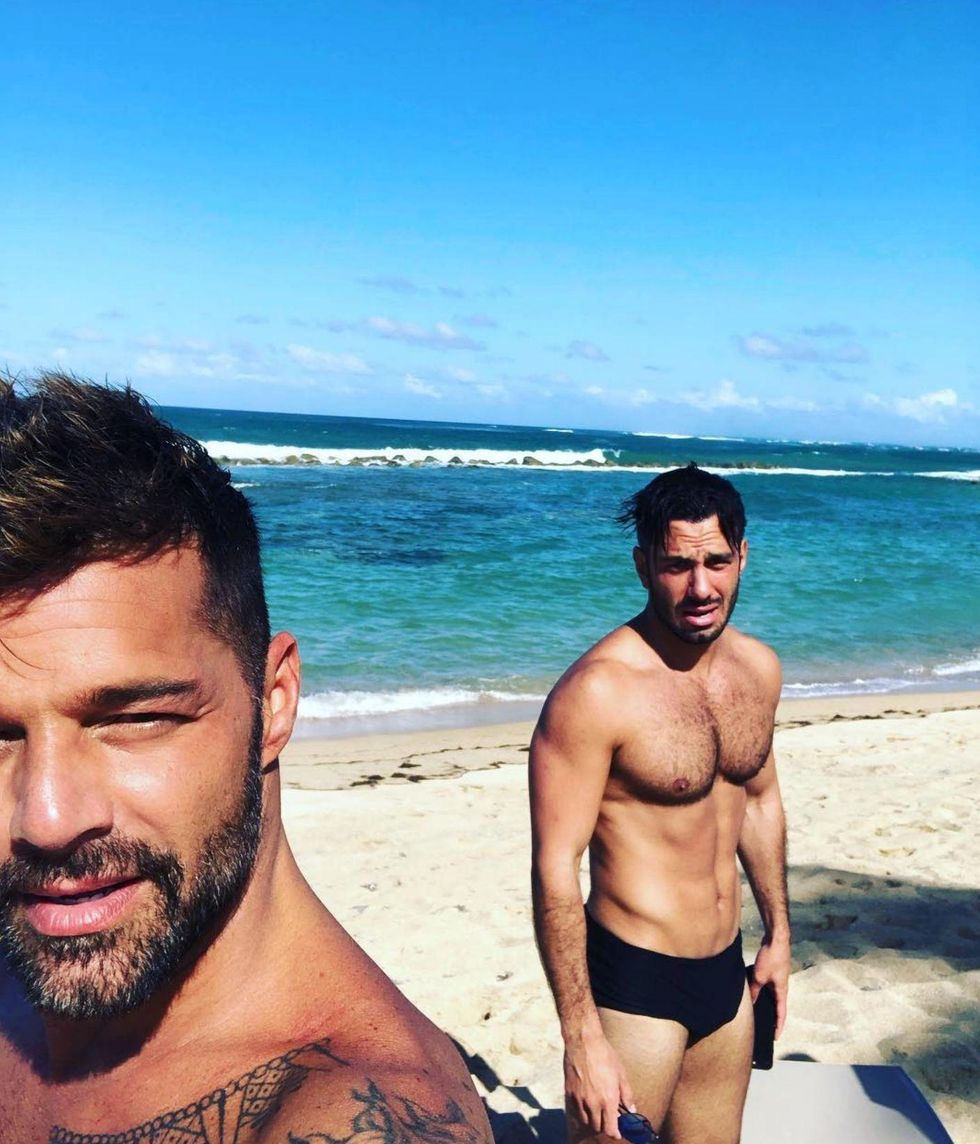 Ricky Martin Hot Shirtless Pics Spring Summer