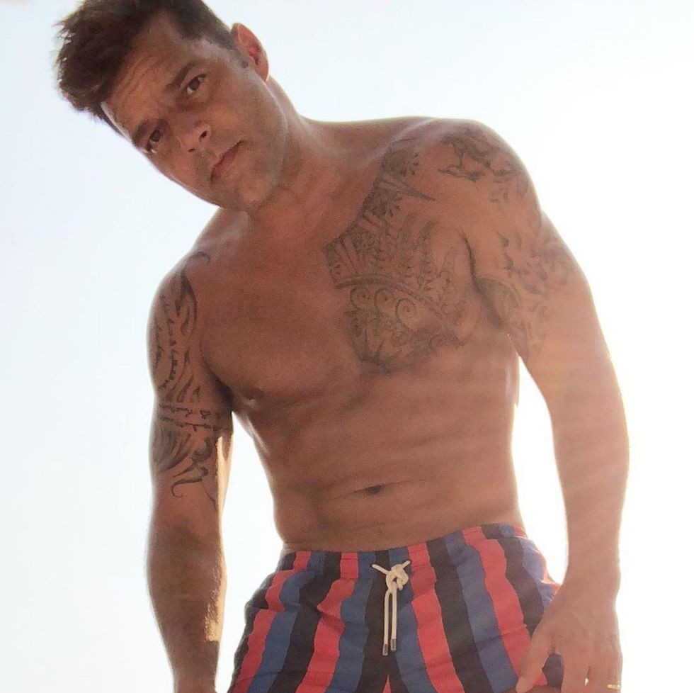 Ricky Martin Hot Shirtless Pics Spring Summer