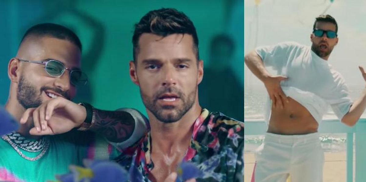 1200px x 598px - Watch Ricky Martin and Maluma in 'Baywatch' Inspired Music Video