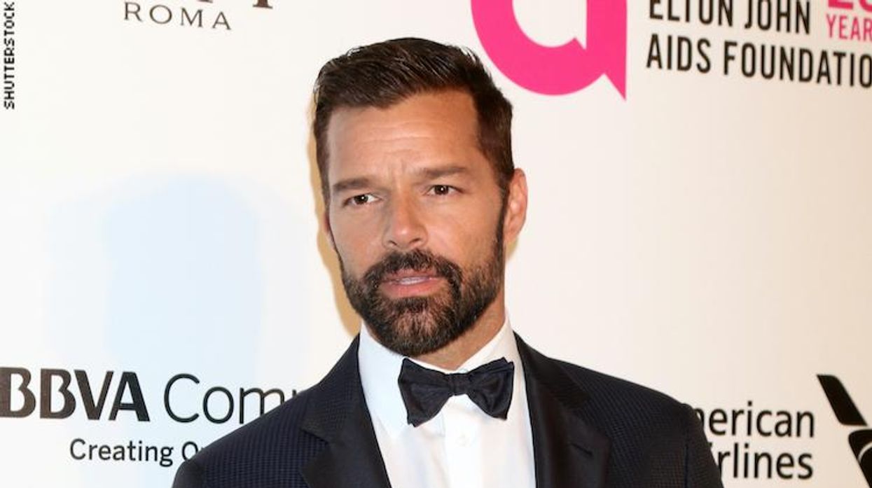 Ricky Martin on a red carpet.