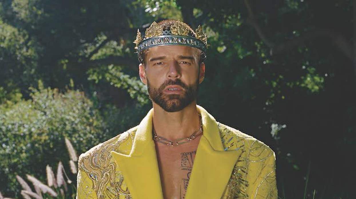 Ricky Martin Out Magazine cover