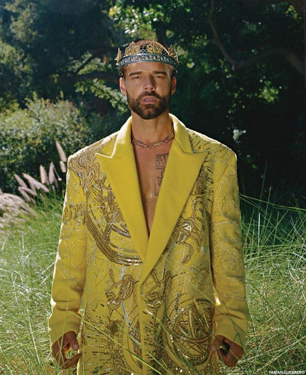 Ricky Martin Out Magazine cover