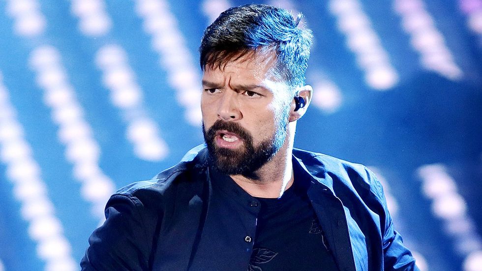 Ricky Martin shocked confused curious