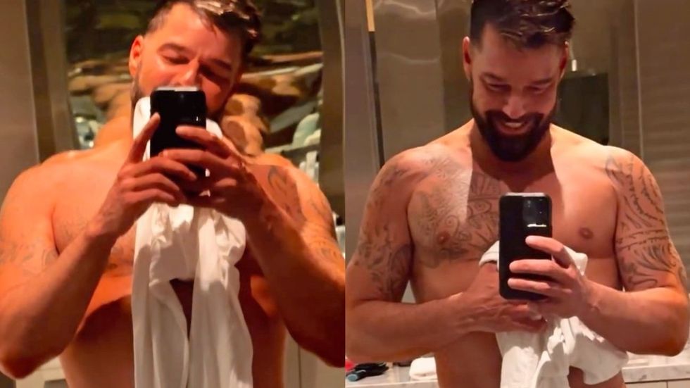 Ricky Martin thirst traps via Instagram
