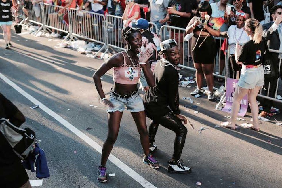 Riding Alexander Wang's 'Protect Your Wang' Pride Float