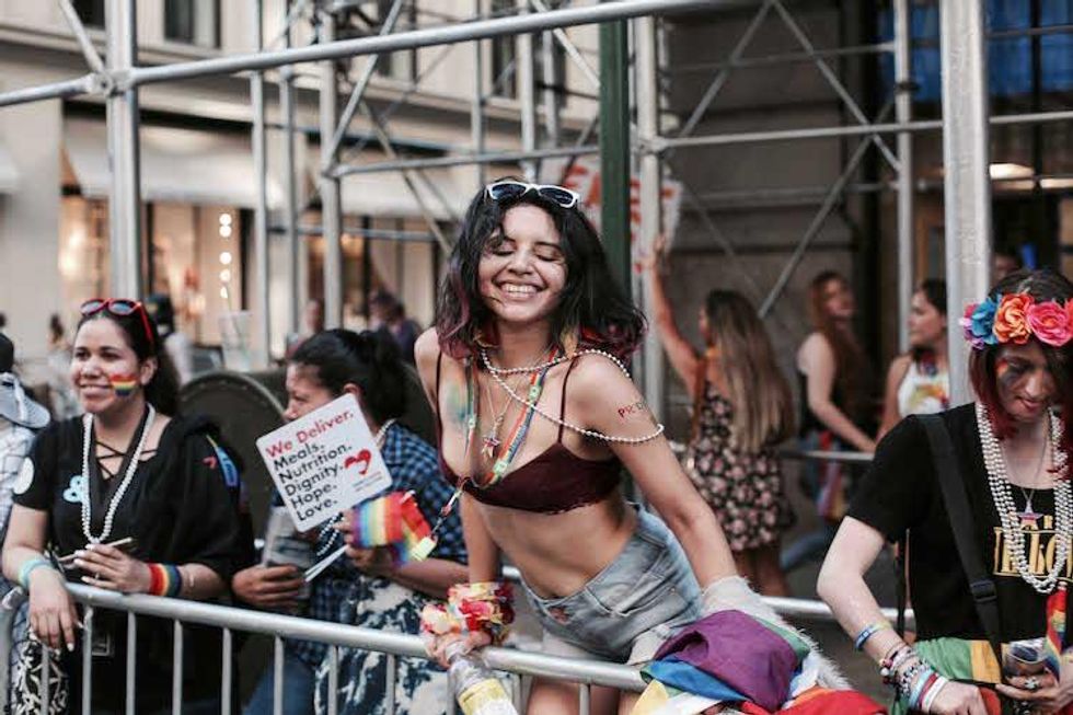 Riding Alexander Wang's 'Protect Your Wang' Pride Float