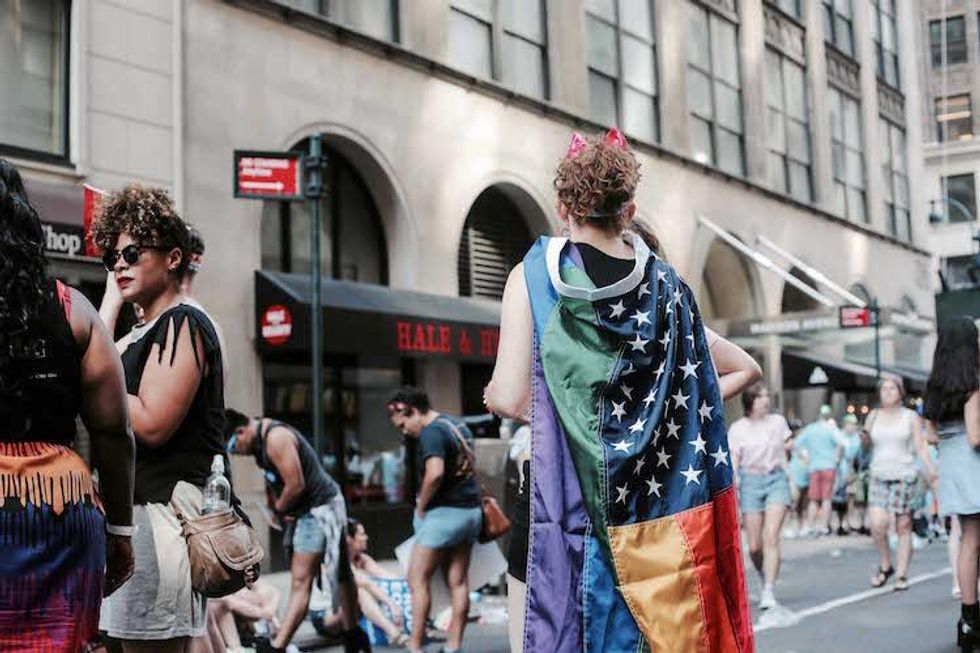 Riding Alexander Wang's 'Protect Your Wang' Pride Float