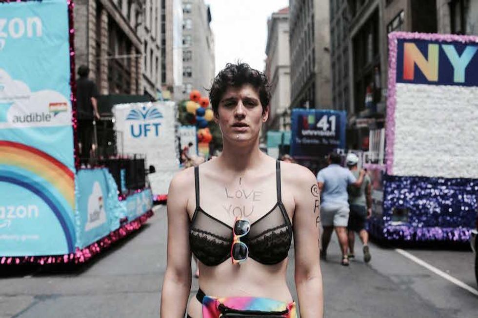 Riding Alexander Wang's 'Protect Your Wang' Pride Float