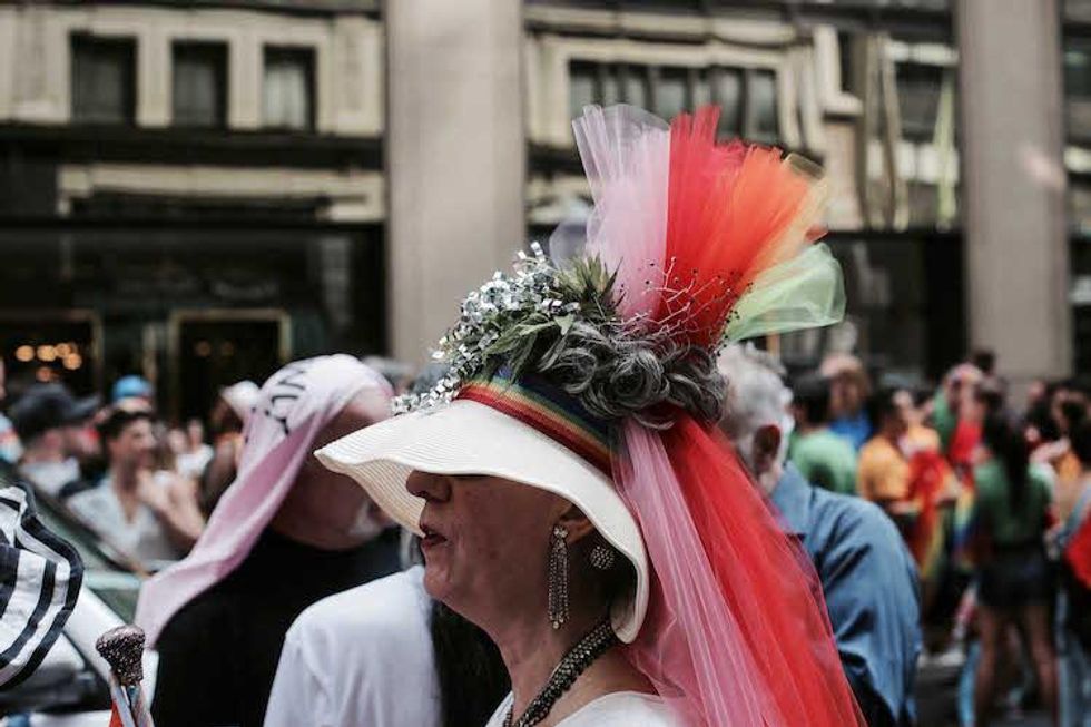 Riding Alexander Wang's 'Protect Your Wang' Pride Float